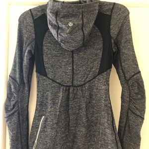 Lulu lemon ruched front zip up